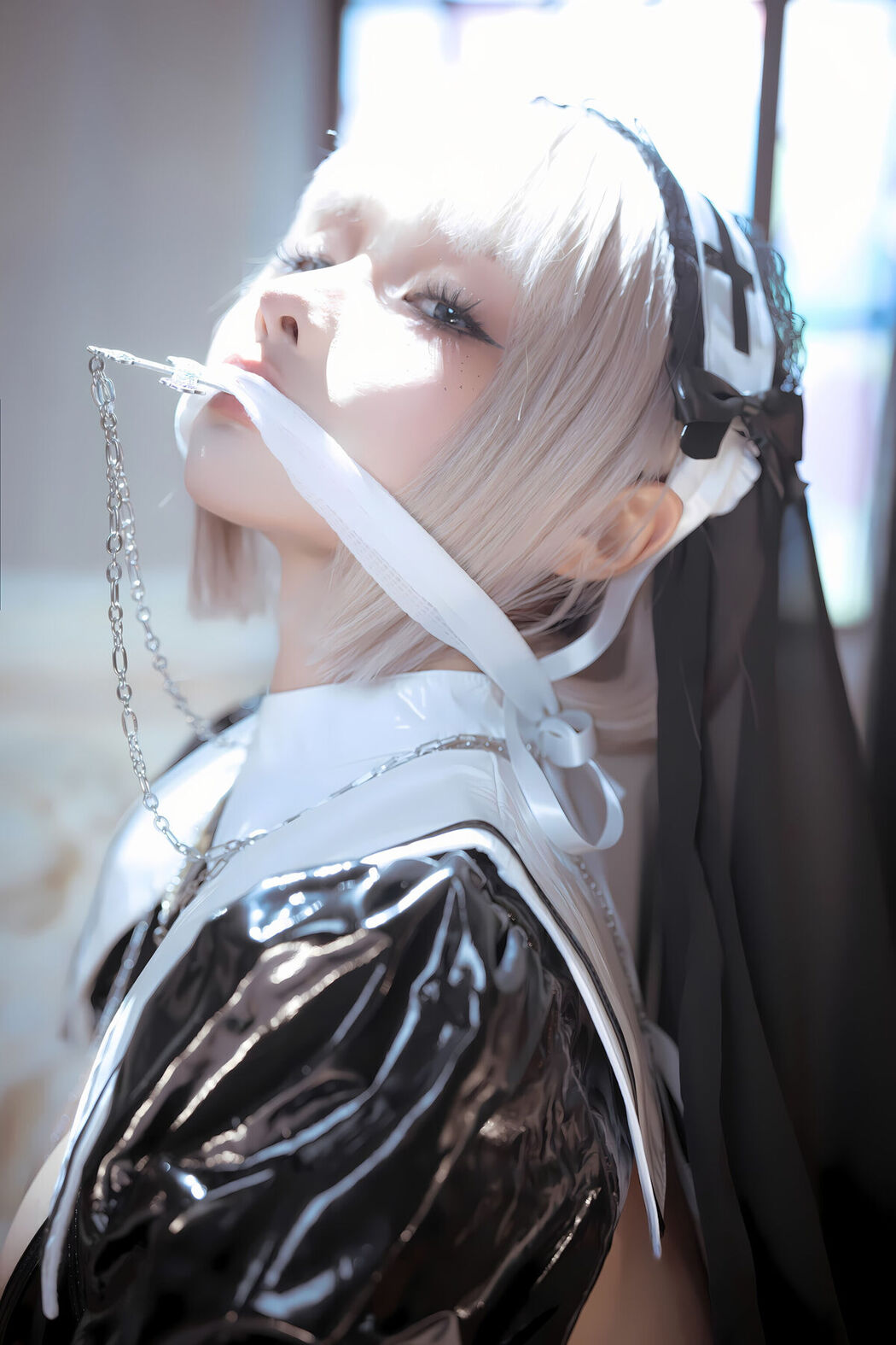 Coser@蠢沫沫 Chunmomo – 黑修女 Part02 (74P)