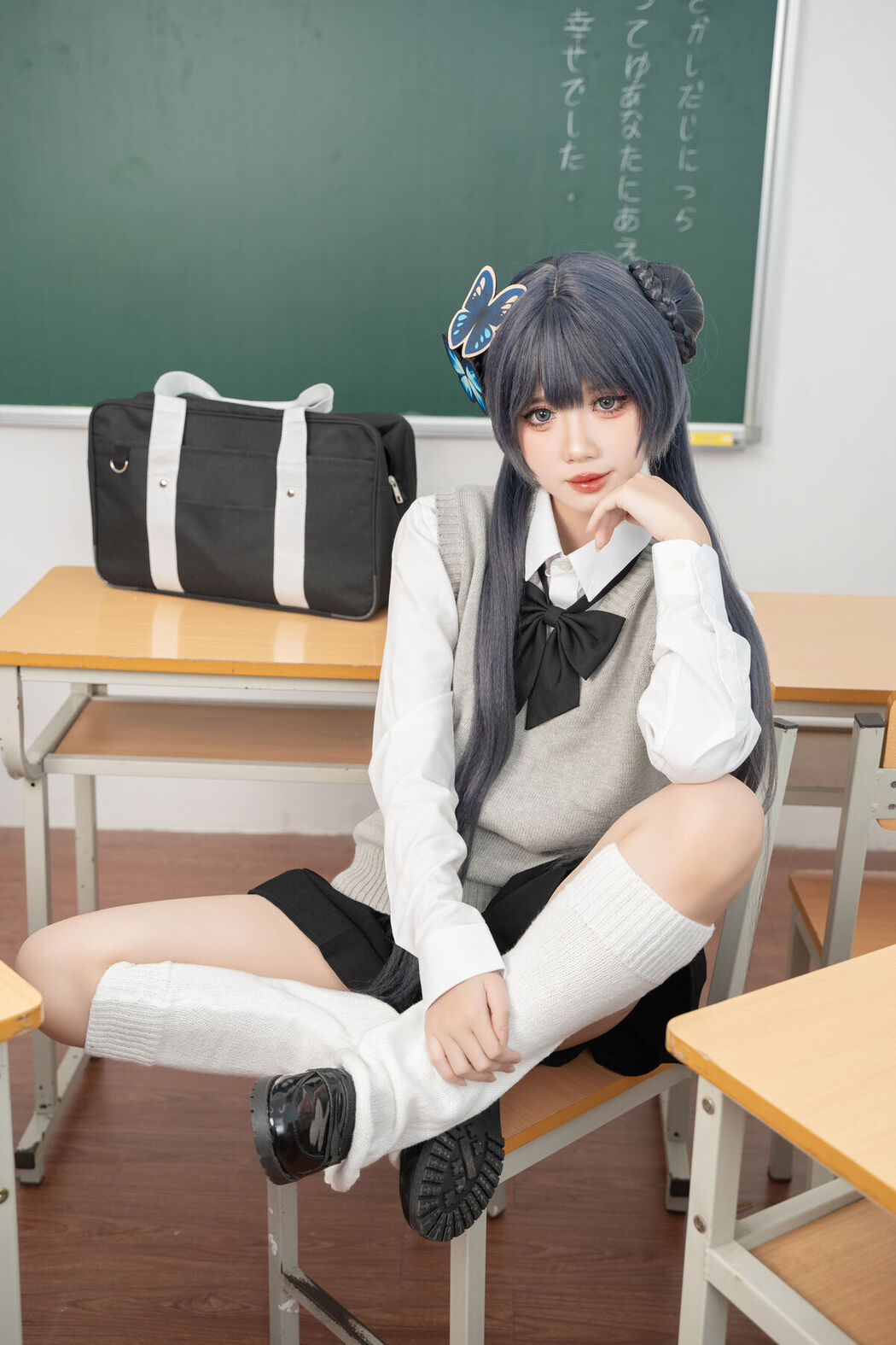 Coser@PoppaChan – Kisaki Student (41P – 11V)