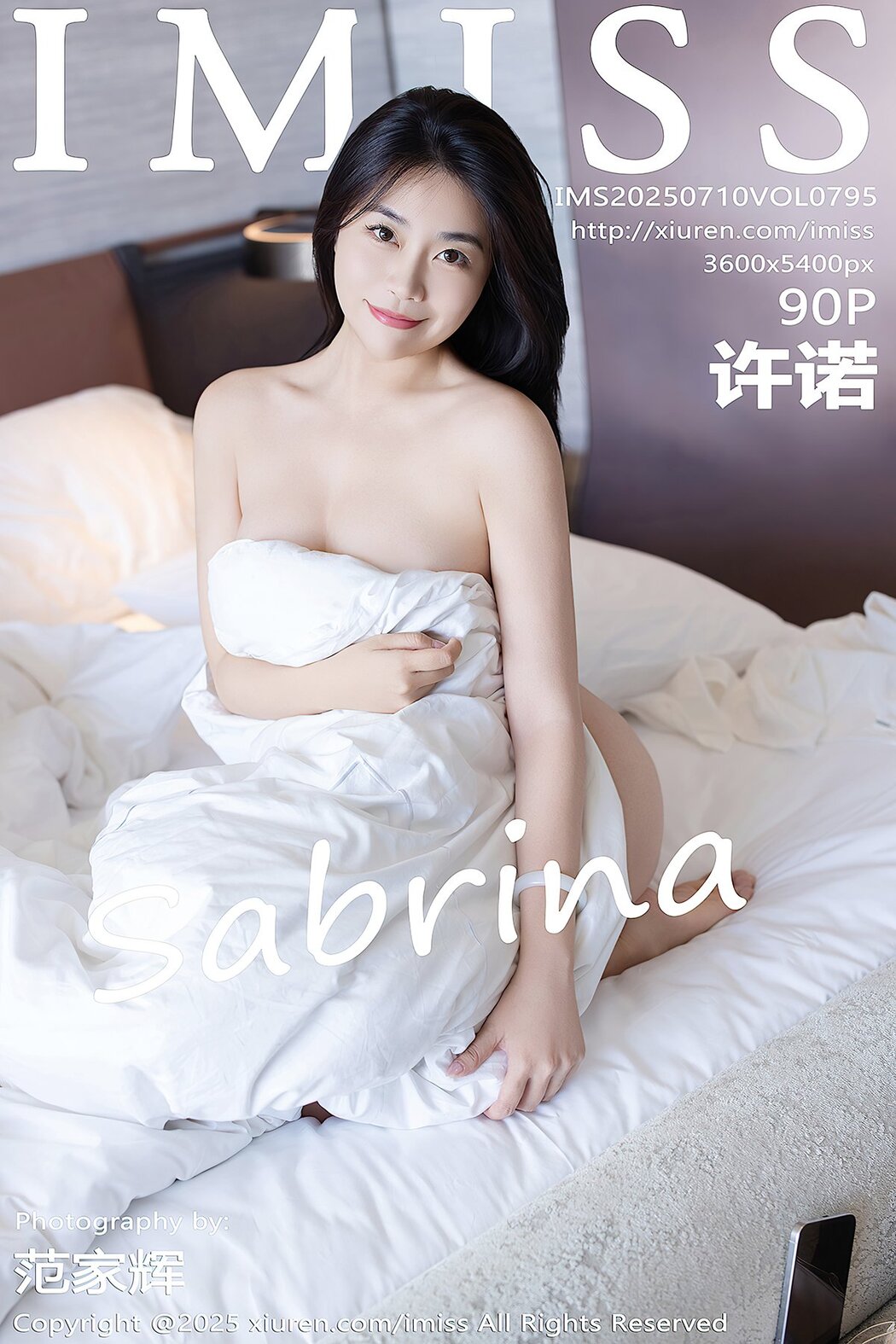 IMiss爱蜜社 Vol.795 Xu Nuo Sabrina (91P) Cover Photo