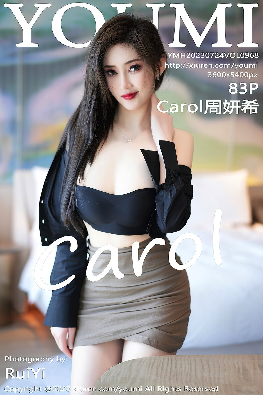 YouMi尤蜜荟 Vol.968 Carol Zhou Yan Xi Cover Photo