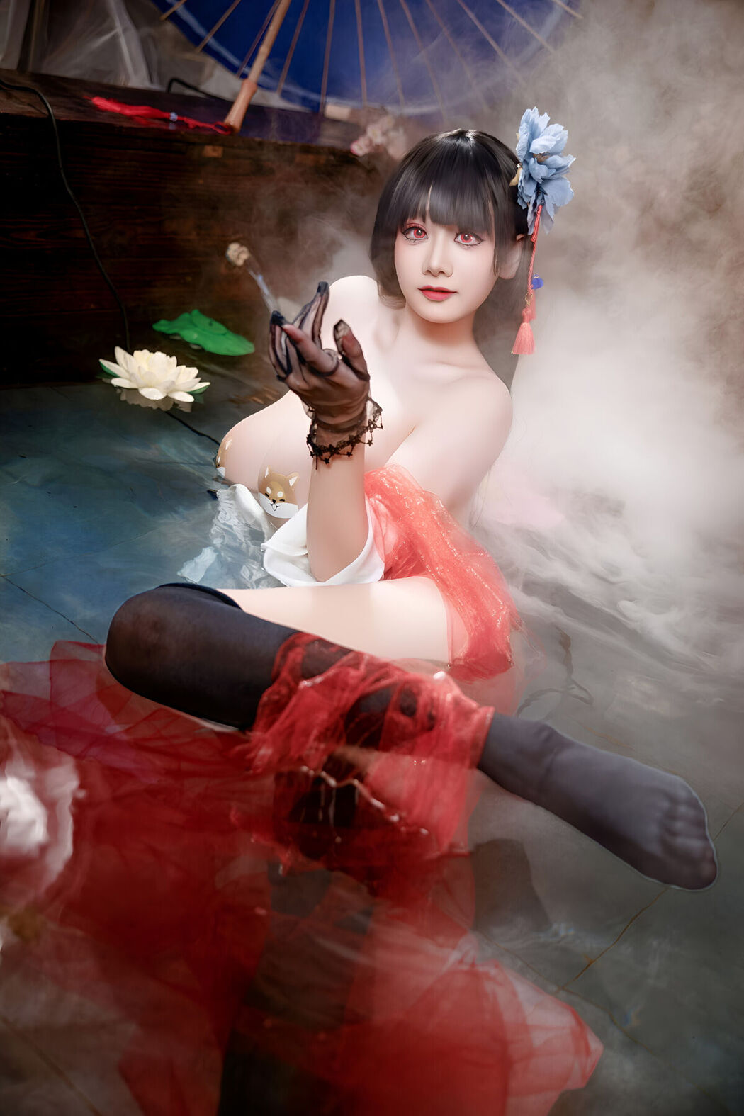 Coser@阿雪雪 – 碧蓝航线 逸仙 旗袍 Part02 (47P)