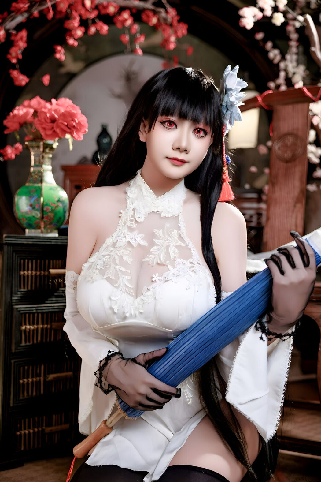 Coser@阿雪雪 – 碧蓝航线 逸仙 旗袍 Part01 (47P)
