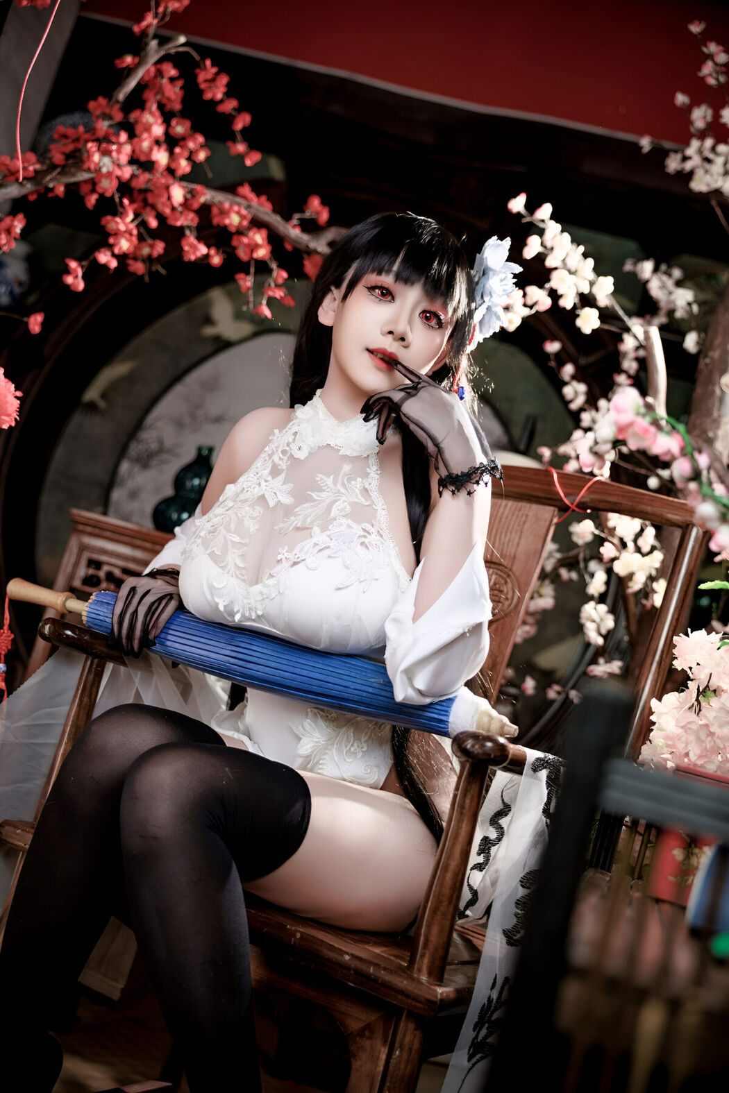 Coser@阿雪雪 – 碧蓝航线 逸仙 旗袍 Part01 (47P)