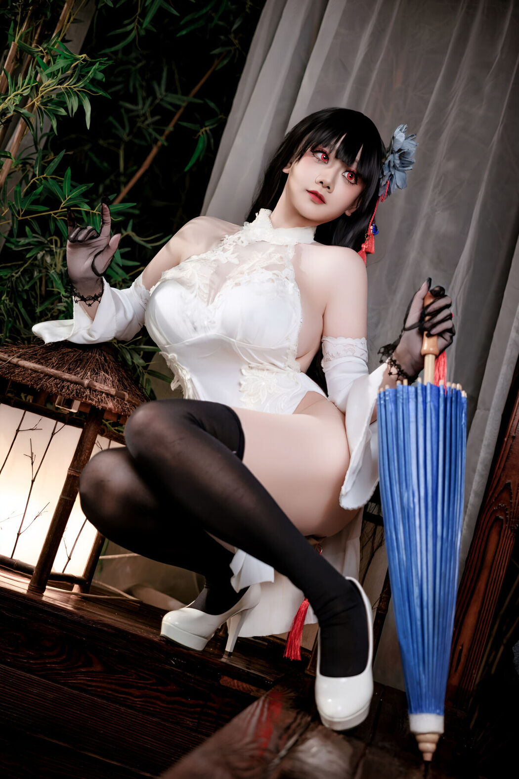 Coser@阿雪雪 – 碧蓝航线 逸仙 旗袍 Part02 (47P)