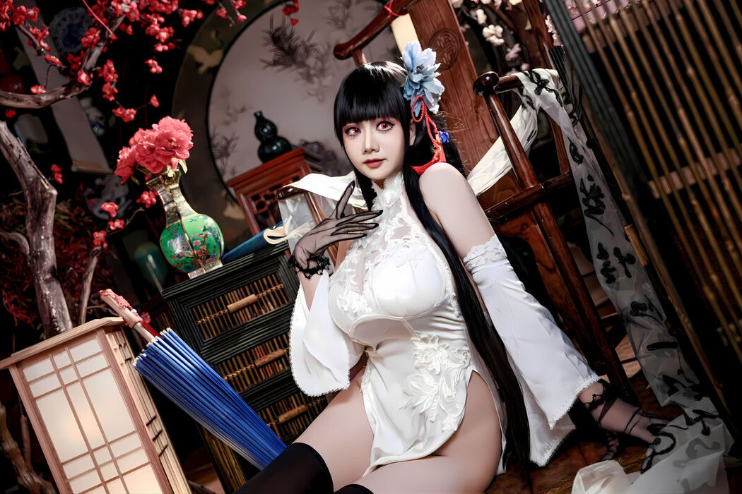Coser@阿雪雪 – 碧蓝航线 逸仙 旗袍 Part01 (47P)