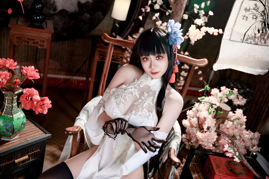 Coser@阿雪雪 – 碧蓝航线 逸仙 旗袍 Part01 (47P)