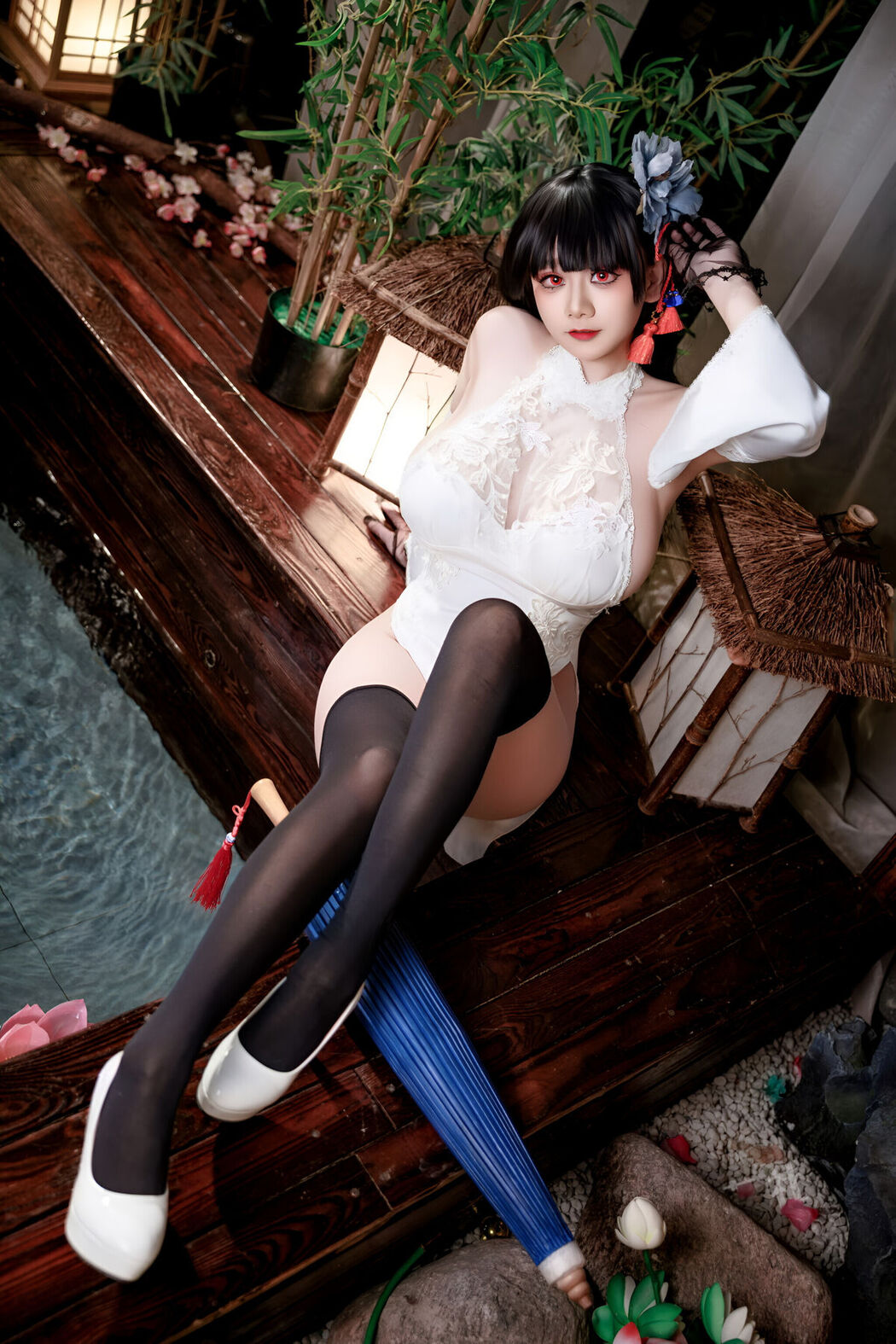 Coser@阿雪雪 – 碧蓝航线 逸仙 旗袍 Part02 (47P)