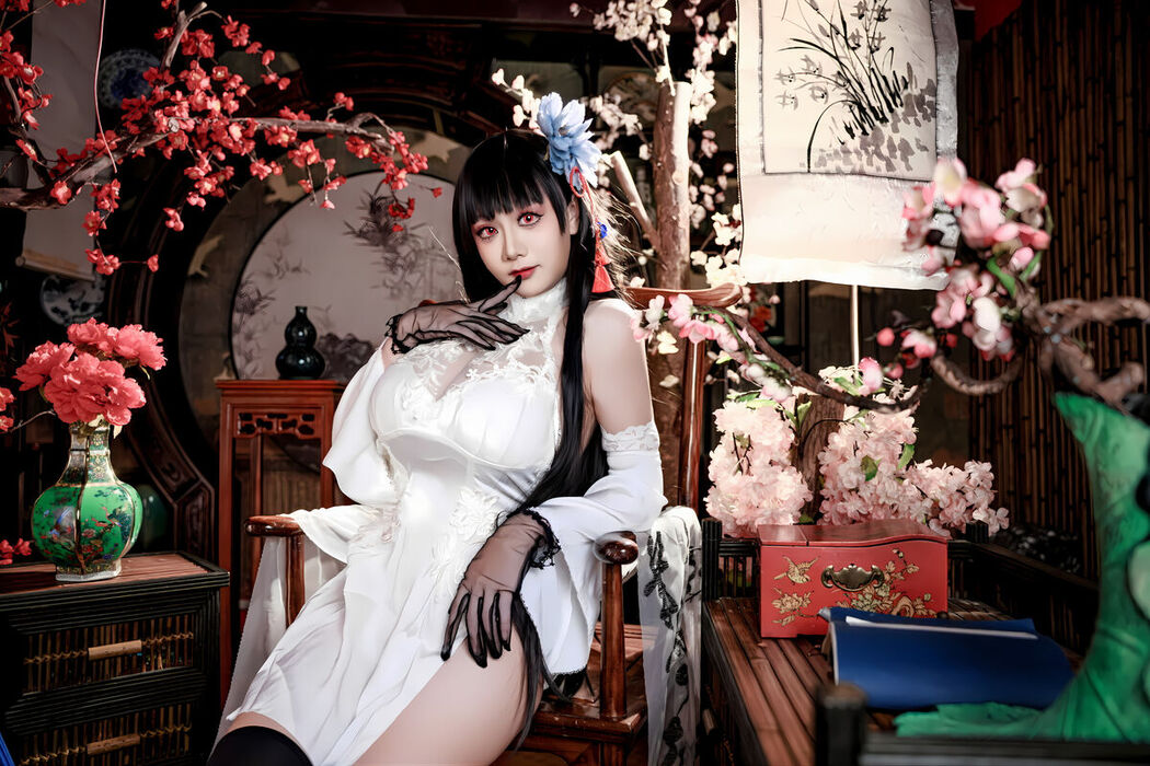 Coser@阿雪雪 – 碧蓝航线 逸仙 旗袍 Part01 (47P)