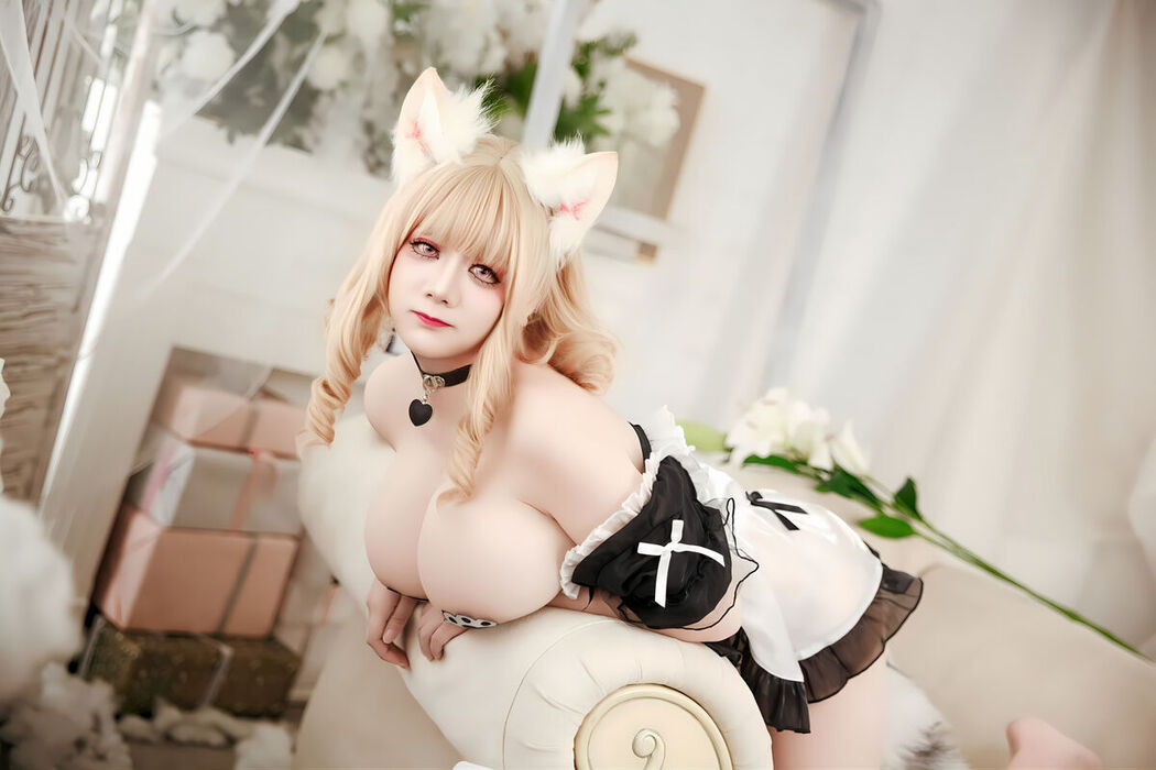 Coser@阿雪雪 – 午后女仆 Part02 (48P)