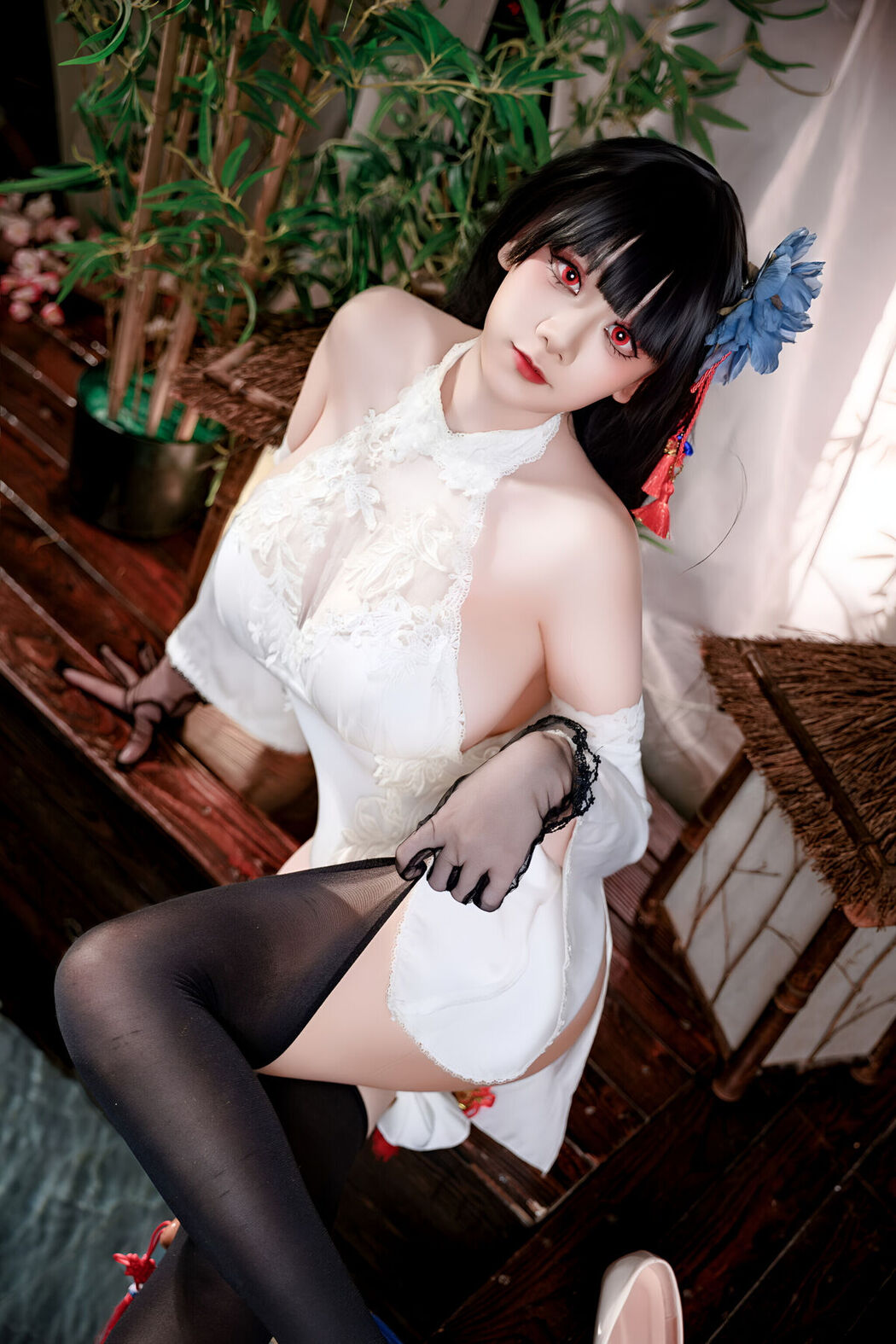 Coser@阿雪雪 – 碧蓝航线 逸仙 旗袍 Part02 (47P)