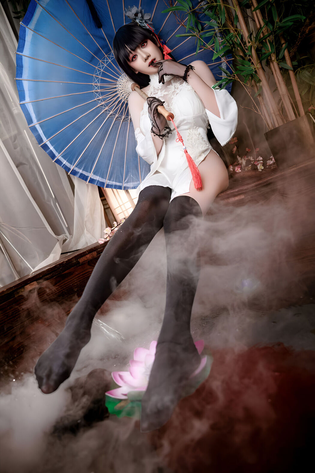 Coser@阿雪雪 – 碧蓝航线 逸仙 旗袍 Part02 (47P)