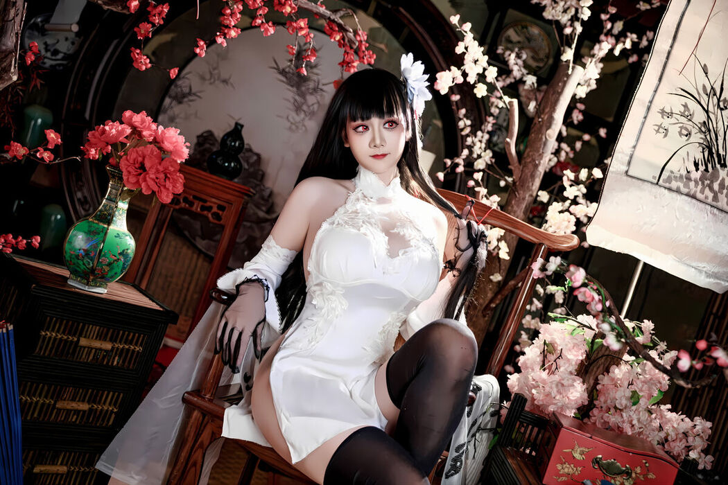 Coser@阿雪雪 – 碧蓝航线 逸仙 旗袍 Part01 (47P)