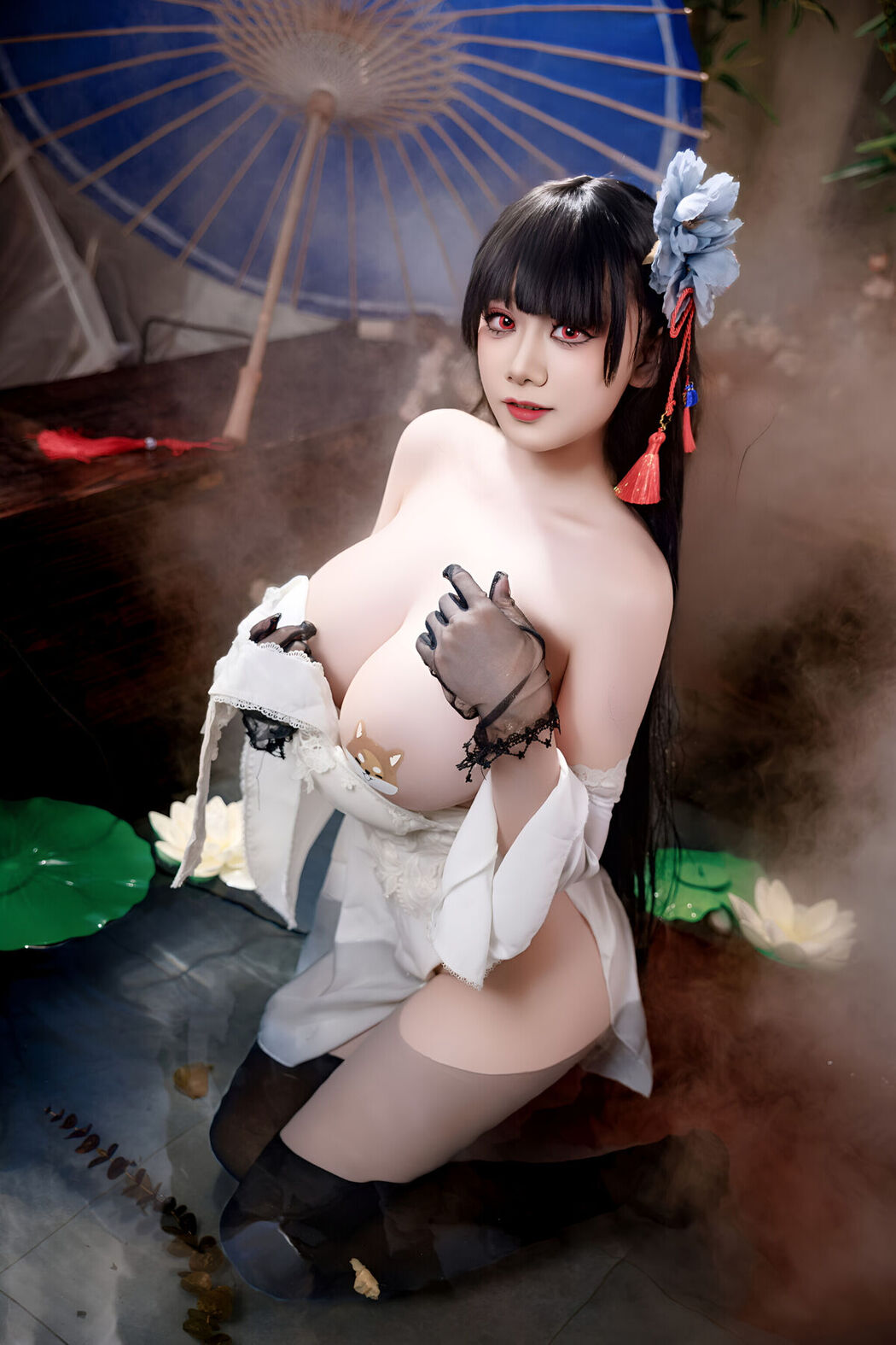 Coser@阿雪雪 – 碧蓝航线 逸仙 旗袍 Part02 (47P)