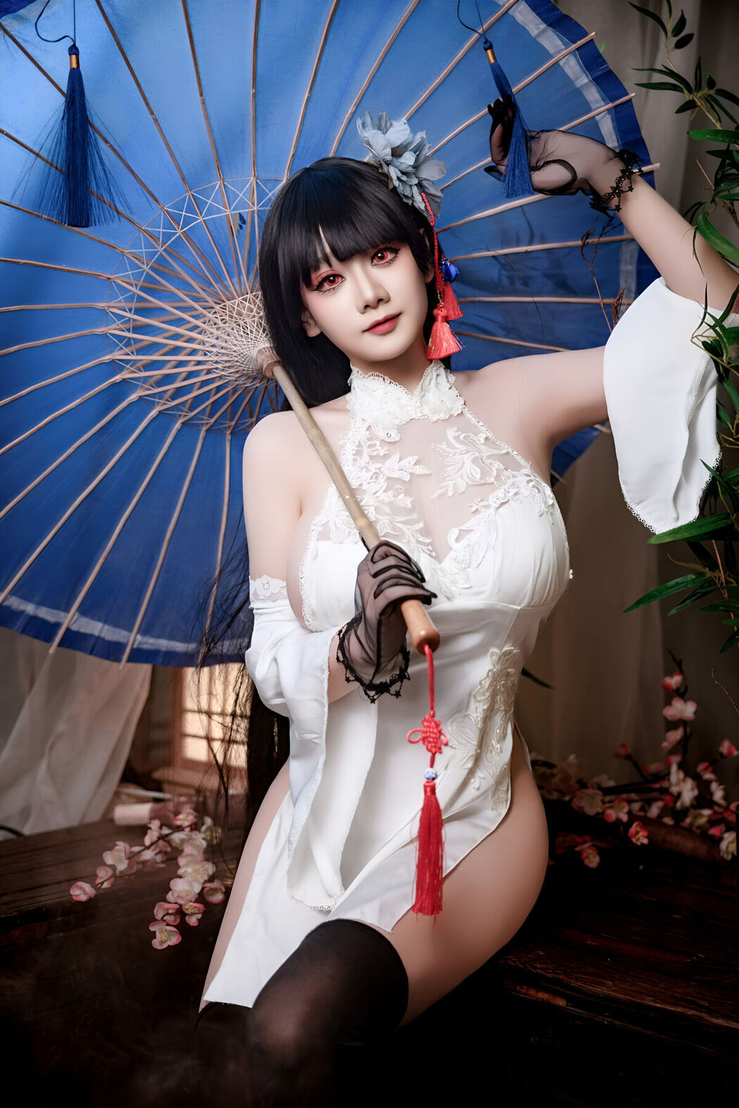 Coser@阿雪雪 – 碧蓝航线 逸仙 旗袍 Part02 (47P)
