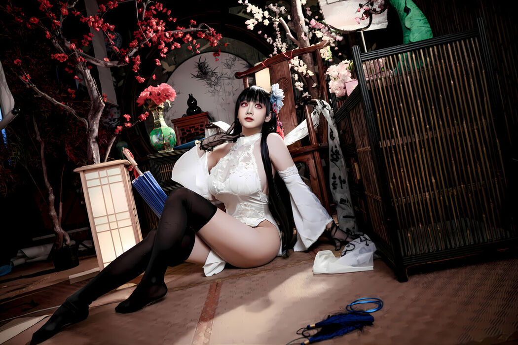 Coser@阿雪雪 – 碧蓝航线 逸仙 旗袍 Part01 (47P)