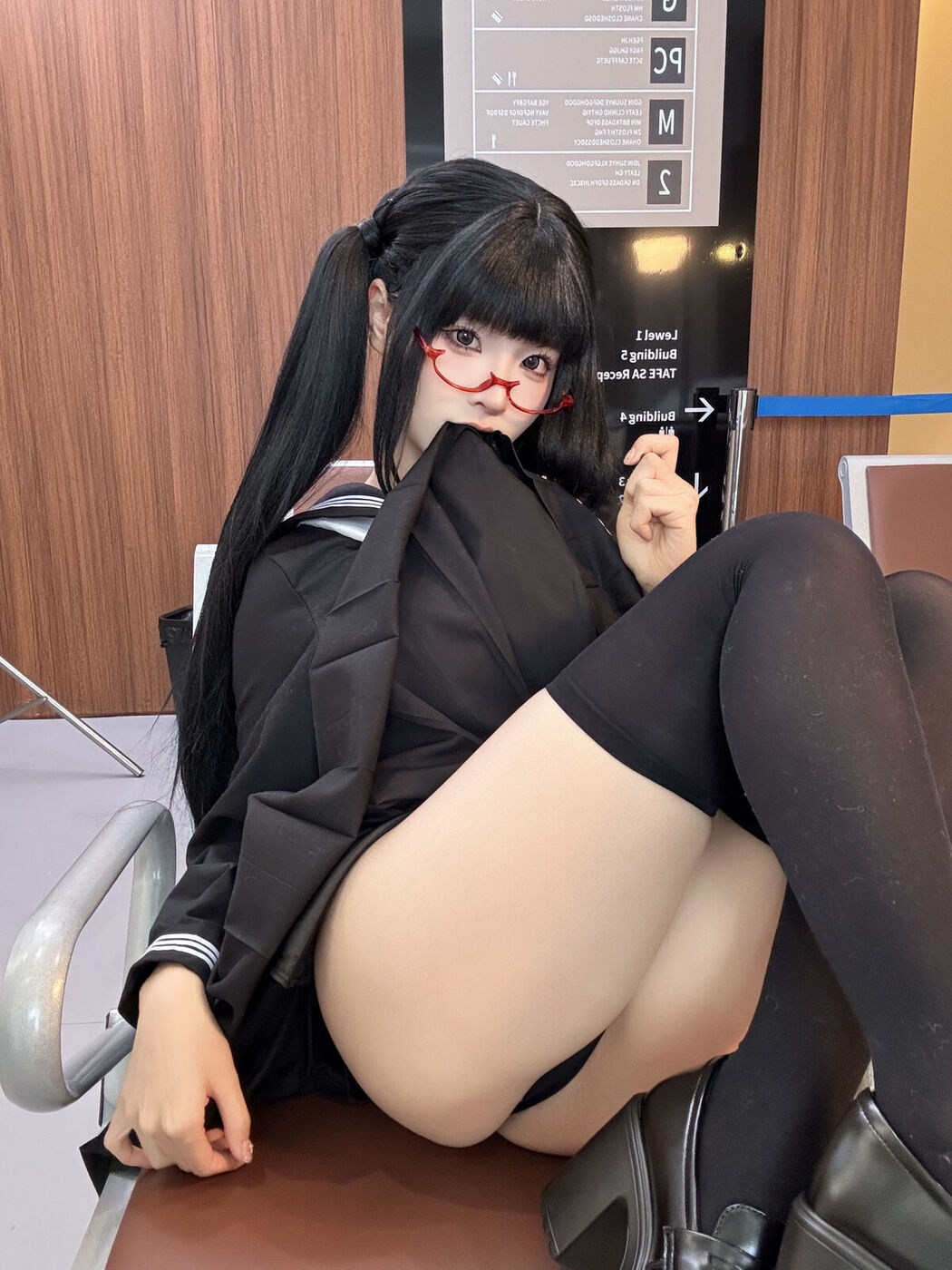Coser@蠢沫沫 chunmomo – 黄推博主的秘密 B Part02 (72P)