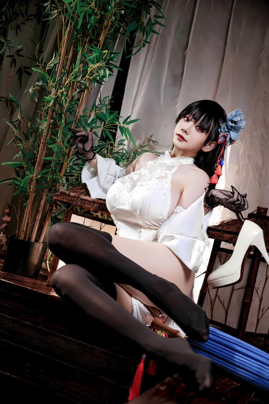 Coser@阿雪雪 – 碧蓝航线 逸仙 旗袍 Part02 (47P)