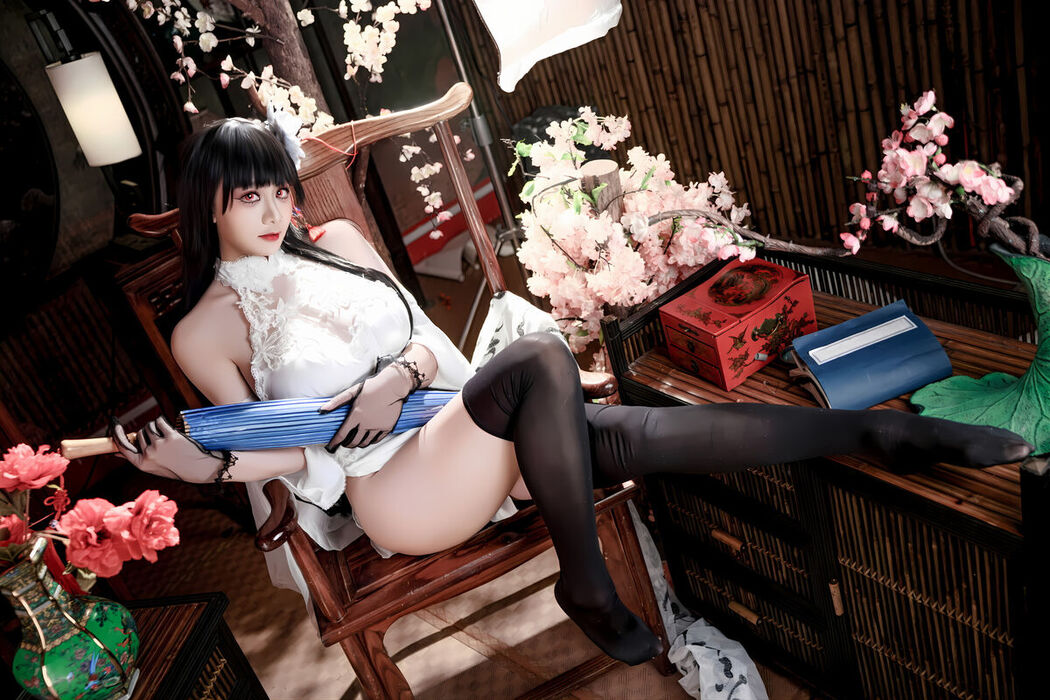 Coser@阿雪雪 – 碧蓝航线 逸仙 旗袍 Part01 (47P)