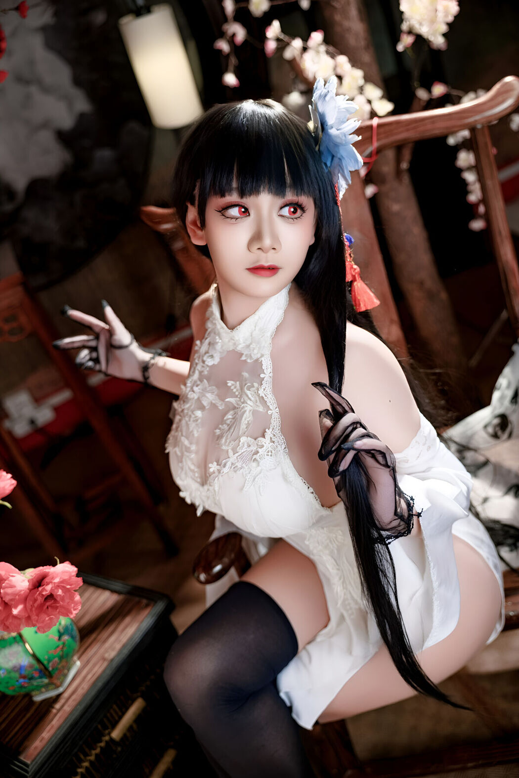 Coser@阿雪雪 – 碧蓝航线 逸仙 旗袍 Part01 (47P)