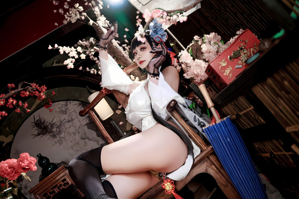 Coser@阿雪雪 – 碧蓝航线 逸仙 旗袍 Part01 (47P)