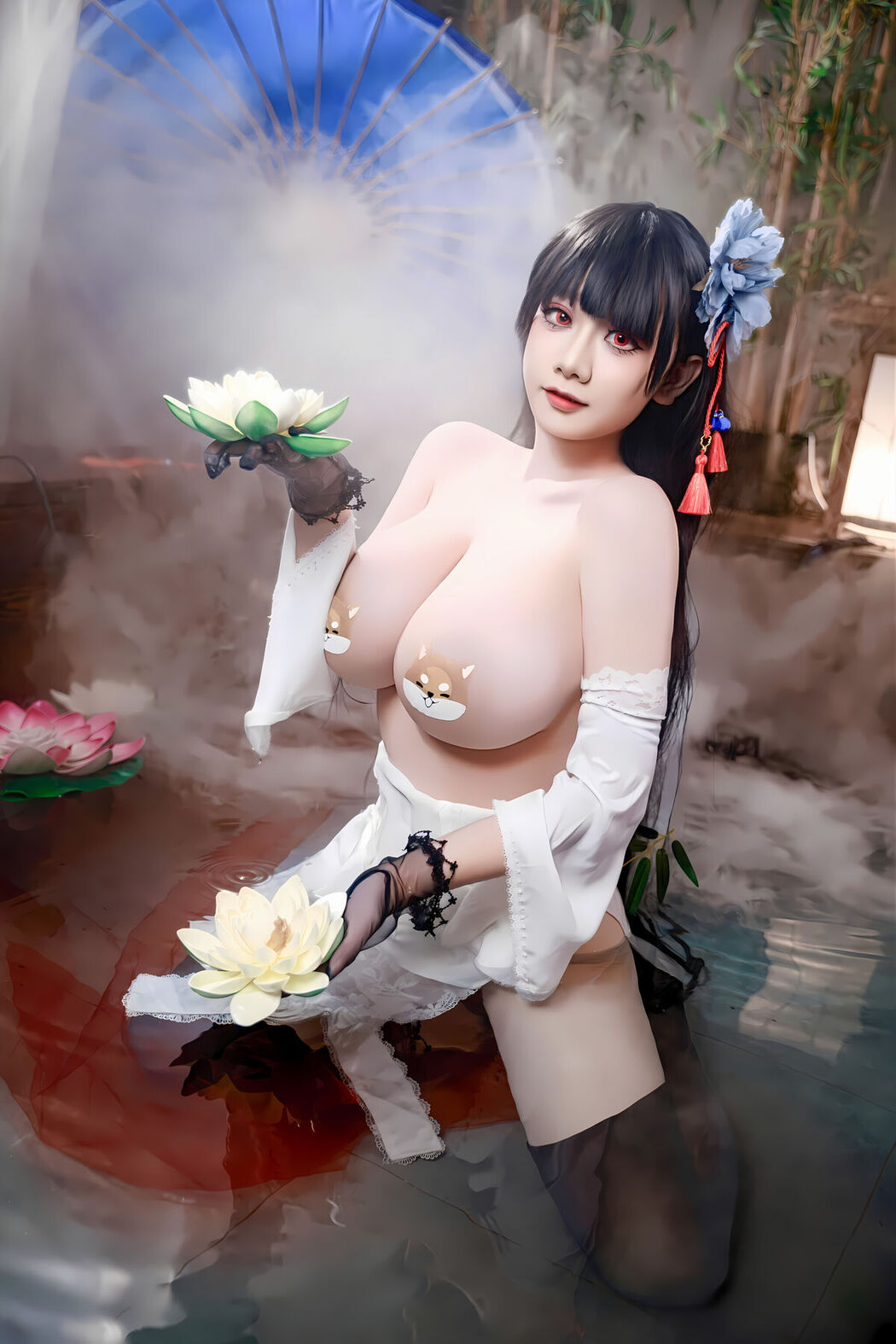 Coser@阿雪雪 – 碧蓝航线 逸仙 旗袍 Part02 (47P)