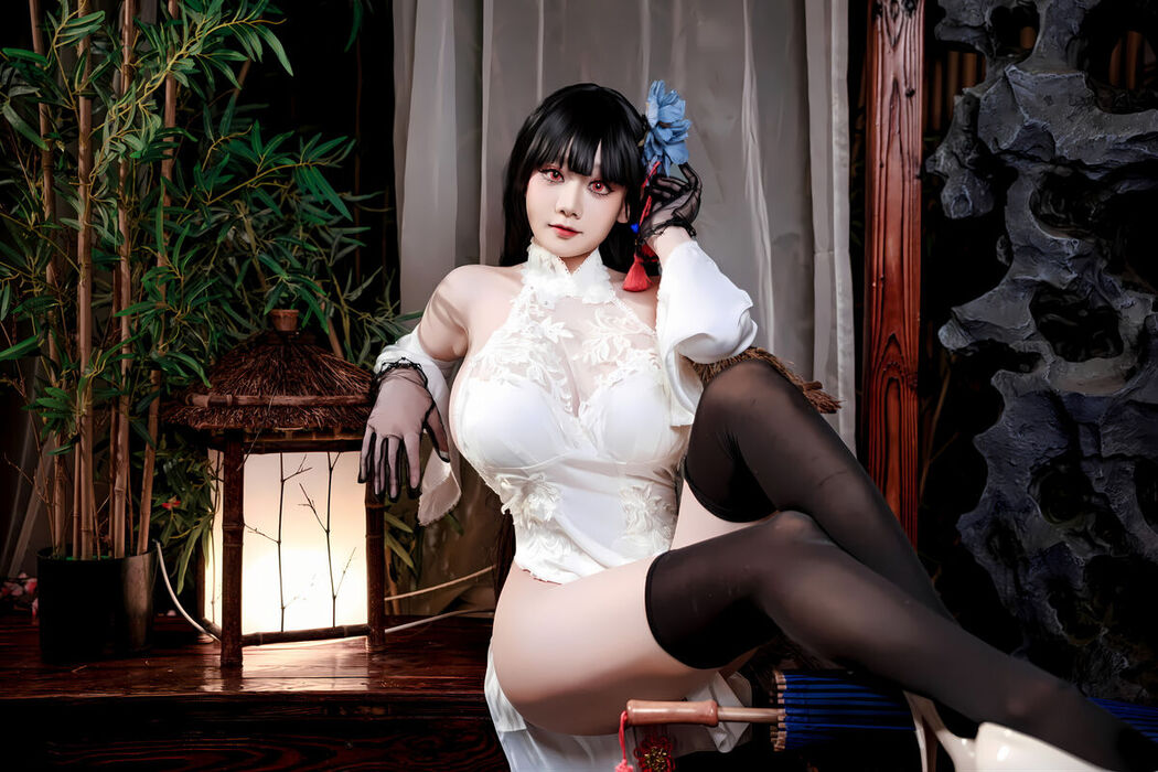 Coser@阿雪雪 – 碧蓝航线 逸仙 旗袍 Part02 (47P)