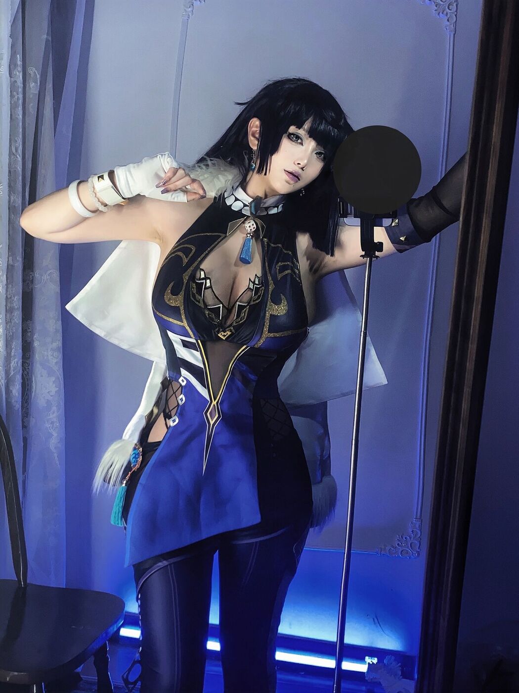 Coser@起司块wii – 夜兰自拍 (55P)