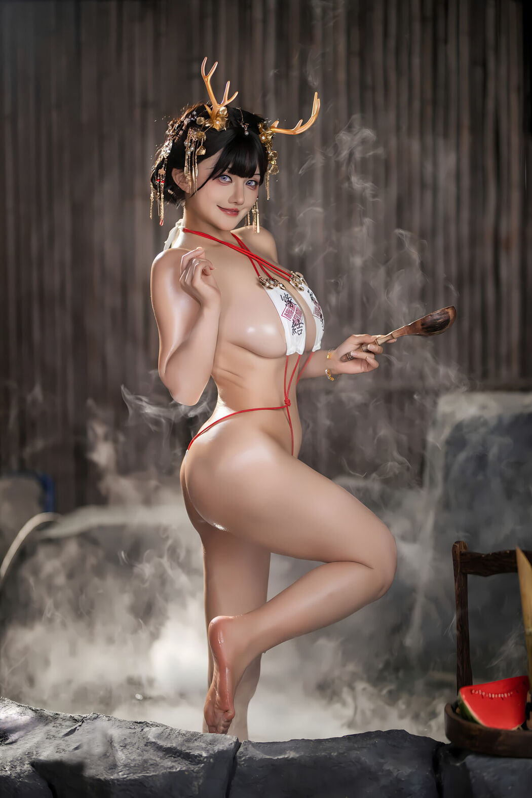 Coser@虎牙古阿扎 – 泉之龙精灵 (58P)