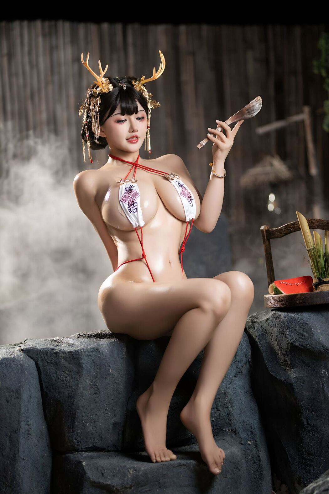 Coser@虎牙古阿扎 – 泉之龙精灵 (58P)
