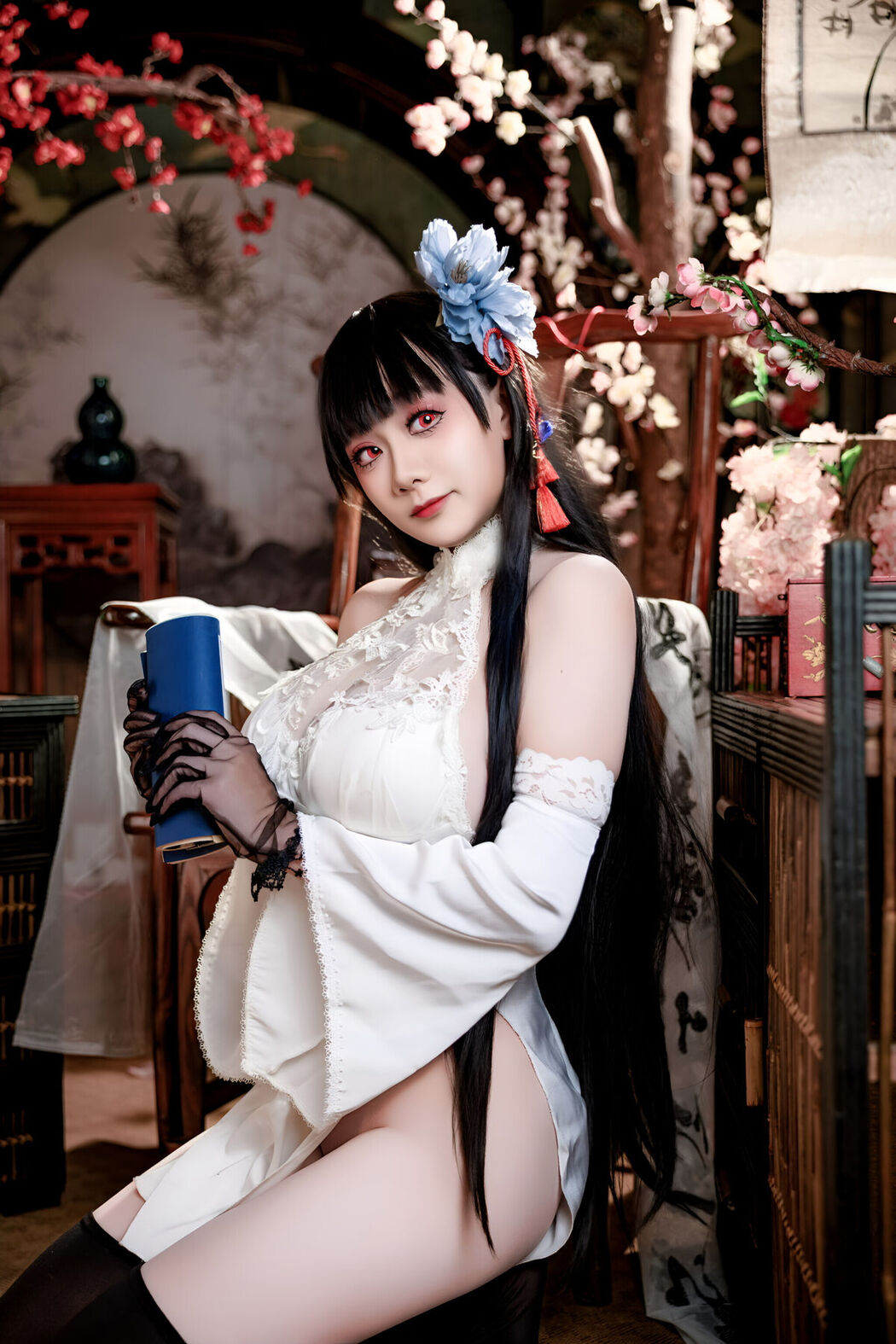 Coser@阿雪雪 – 碧蓝航线 逸仙 旗袍 Part01 (47P)