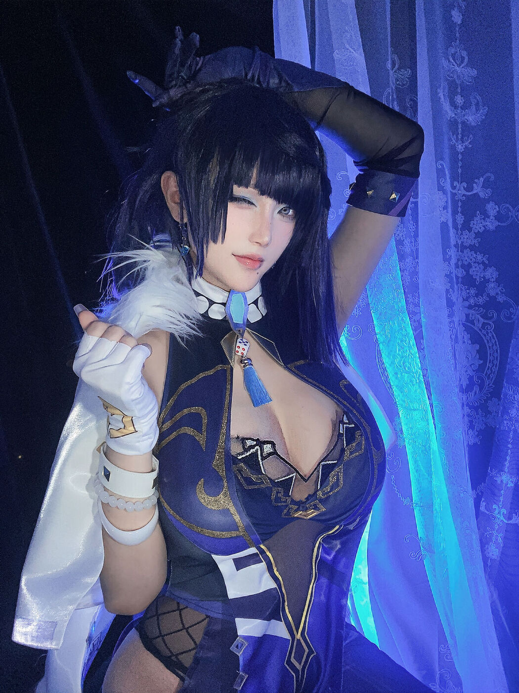 Coser@起司块wii – 夜兰自拍 (55P)