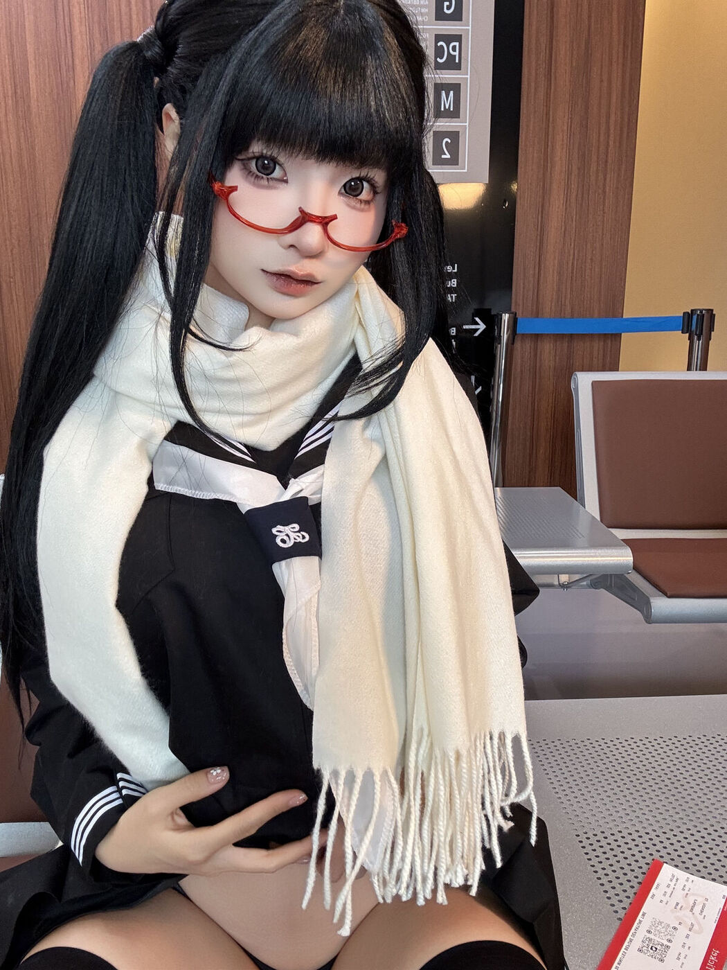 Coser@蠢沫沫 chunmomo – 黄推博主的秘密 B Part02 (72P)