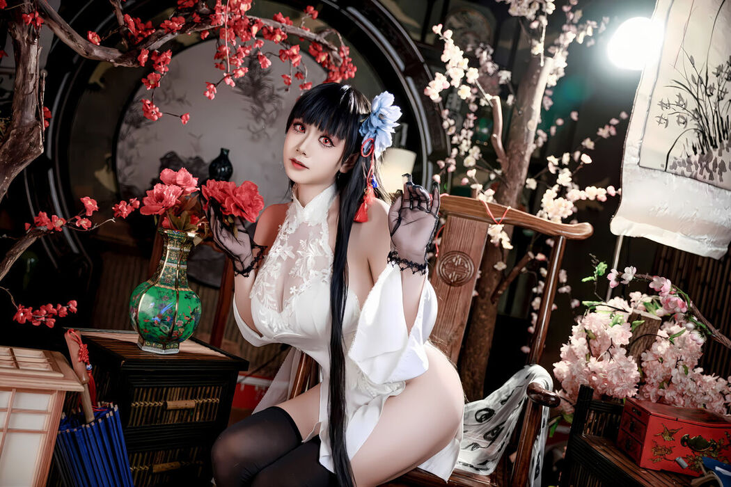 Coser@阿雪雪 – 碧蓝航线 逸仙 旗袍 Part01 (47P)