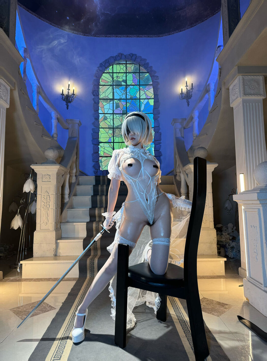 Coser@阿薰kaori – 2b白花嫁 (67P)