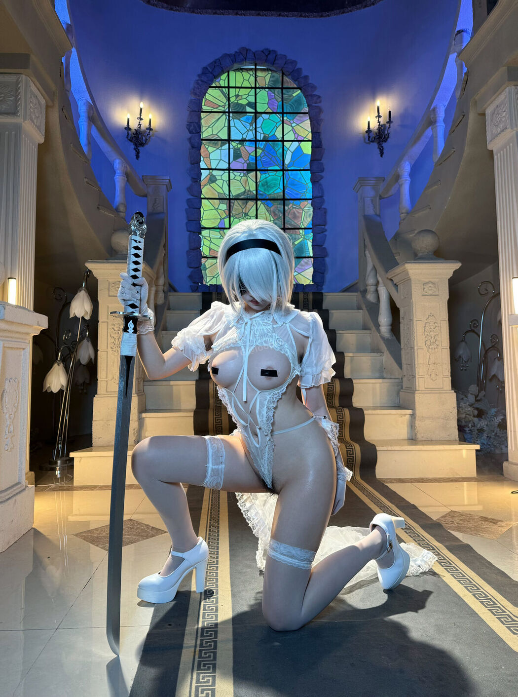Coser@阿薰kaori – 2b白花嫁 (67P)