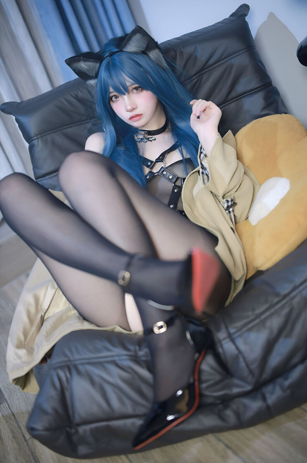 Coser@疯猫ss – 猫耳绑带束缚 (71P)