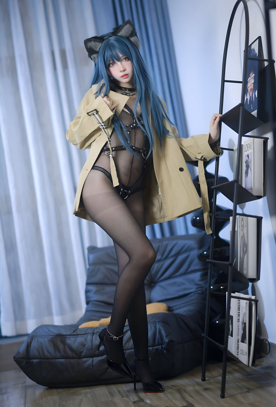 Coser@疯猫ss – 猫耳绑带束缚 (71P)