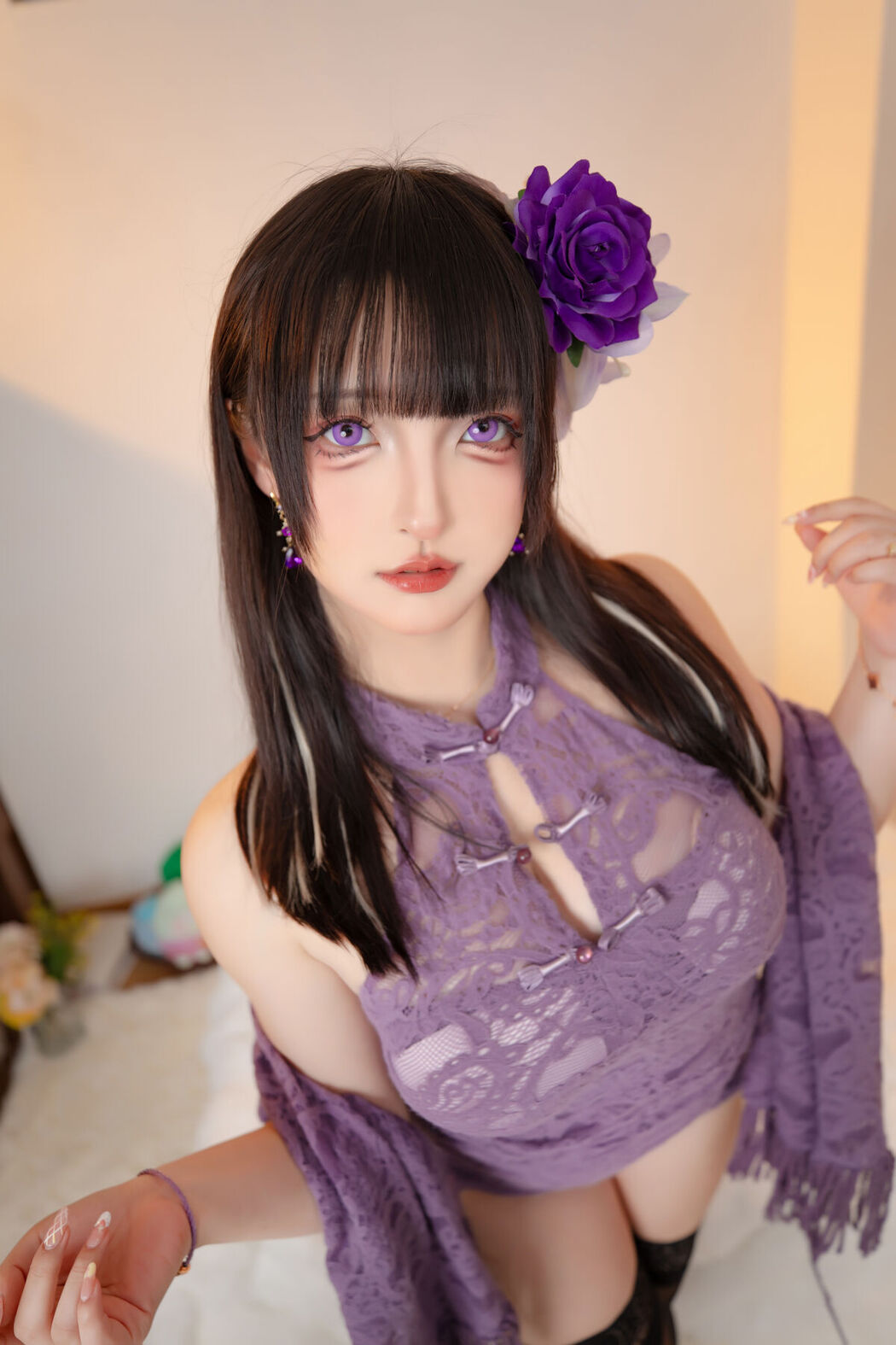 Coser@神楽坂真冬 – 紫色心情 (76P – 2V)
