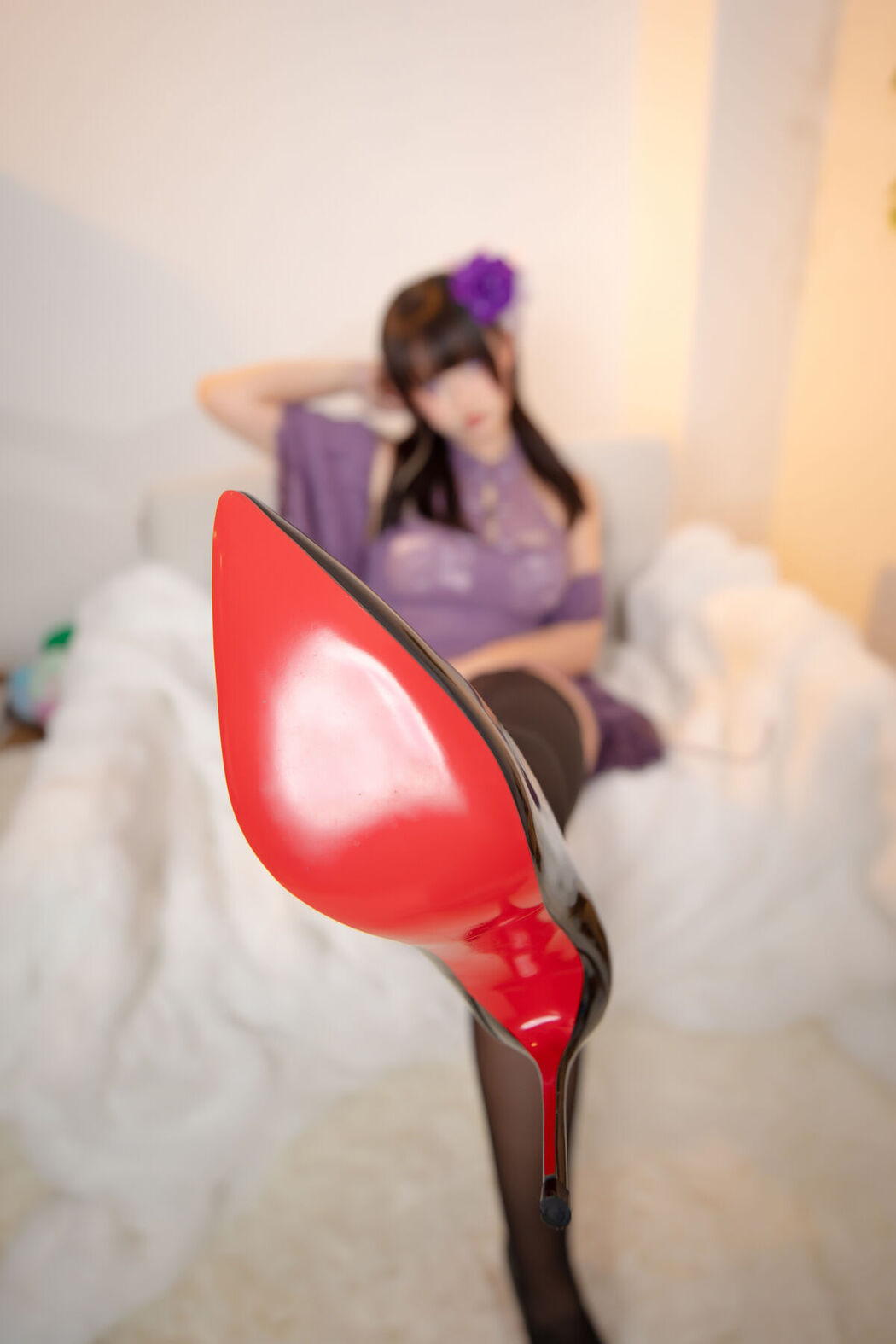 Coser@神楽坂真冬 – 紫色心情 (76P – 2V)