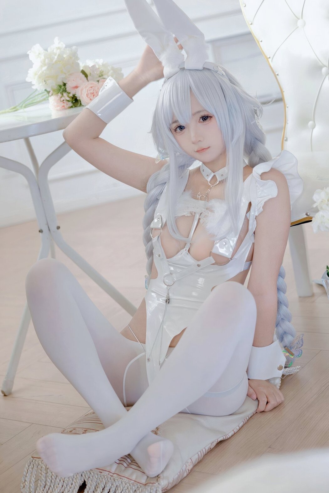 Coser@喜欢爱理吗 – 碧蓝航线 恶毒 白兔 (37P) Cover Photo