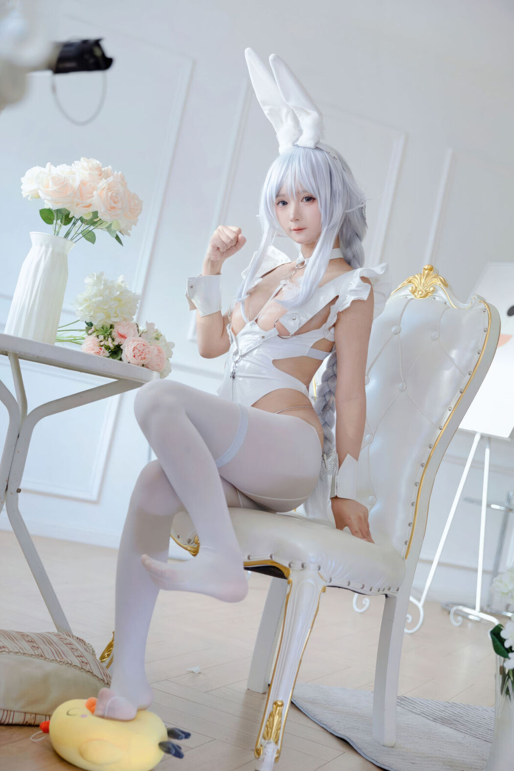 Coser@喜欢爱理吗 – 碧蓝航线 恶毒 白兔 (37P)