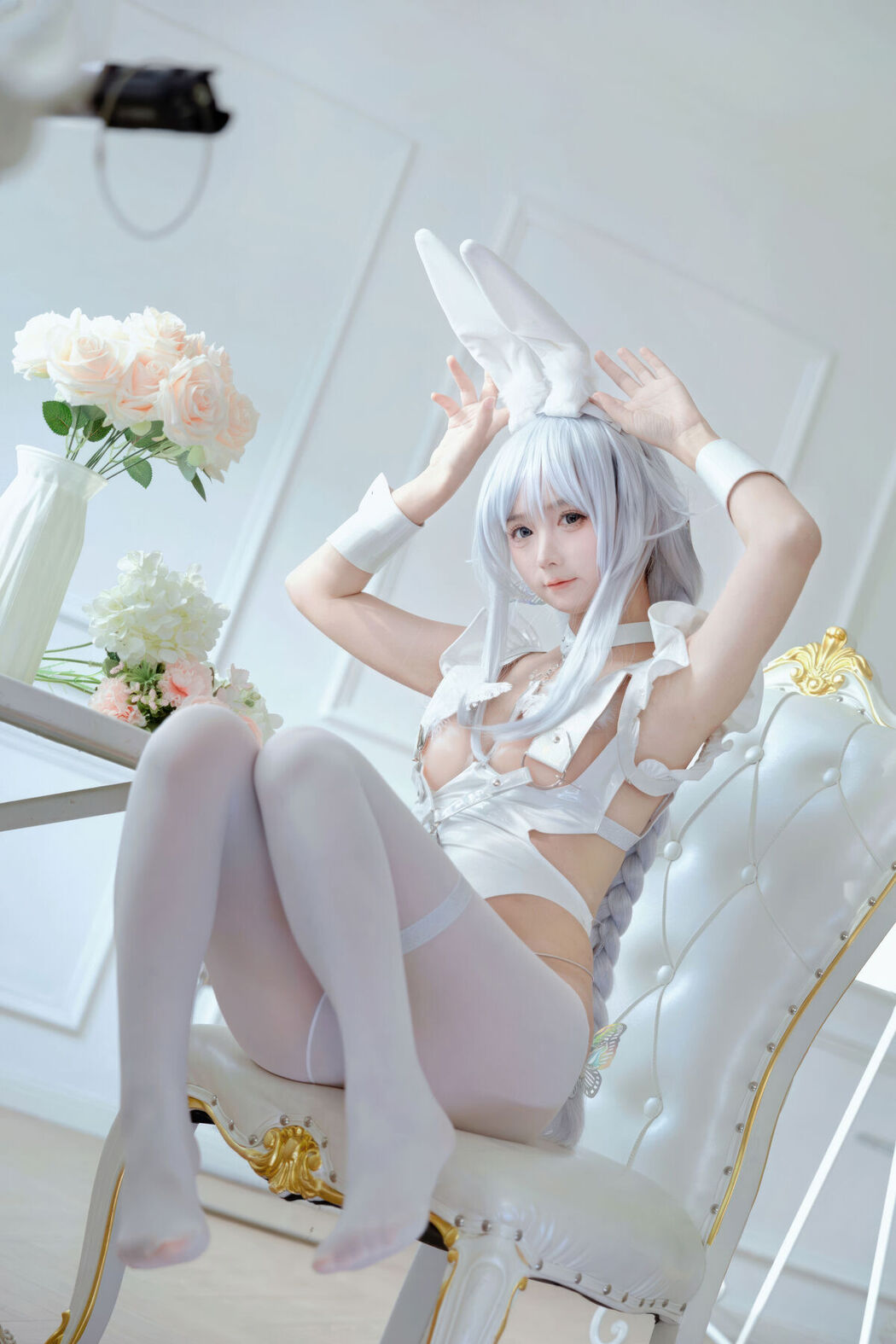 Coser@喜欢爱理吗 – 碧蓝航线 恶毒 白兔 (37P)