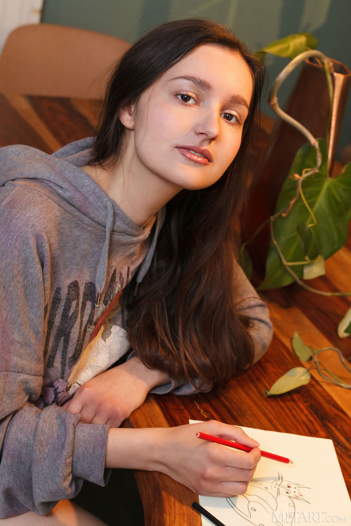 Adeline Voluptuous Natural Beauty Is Naked