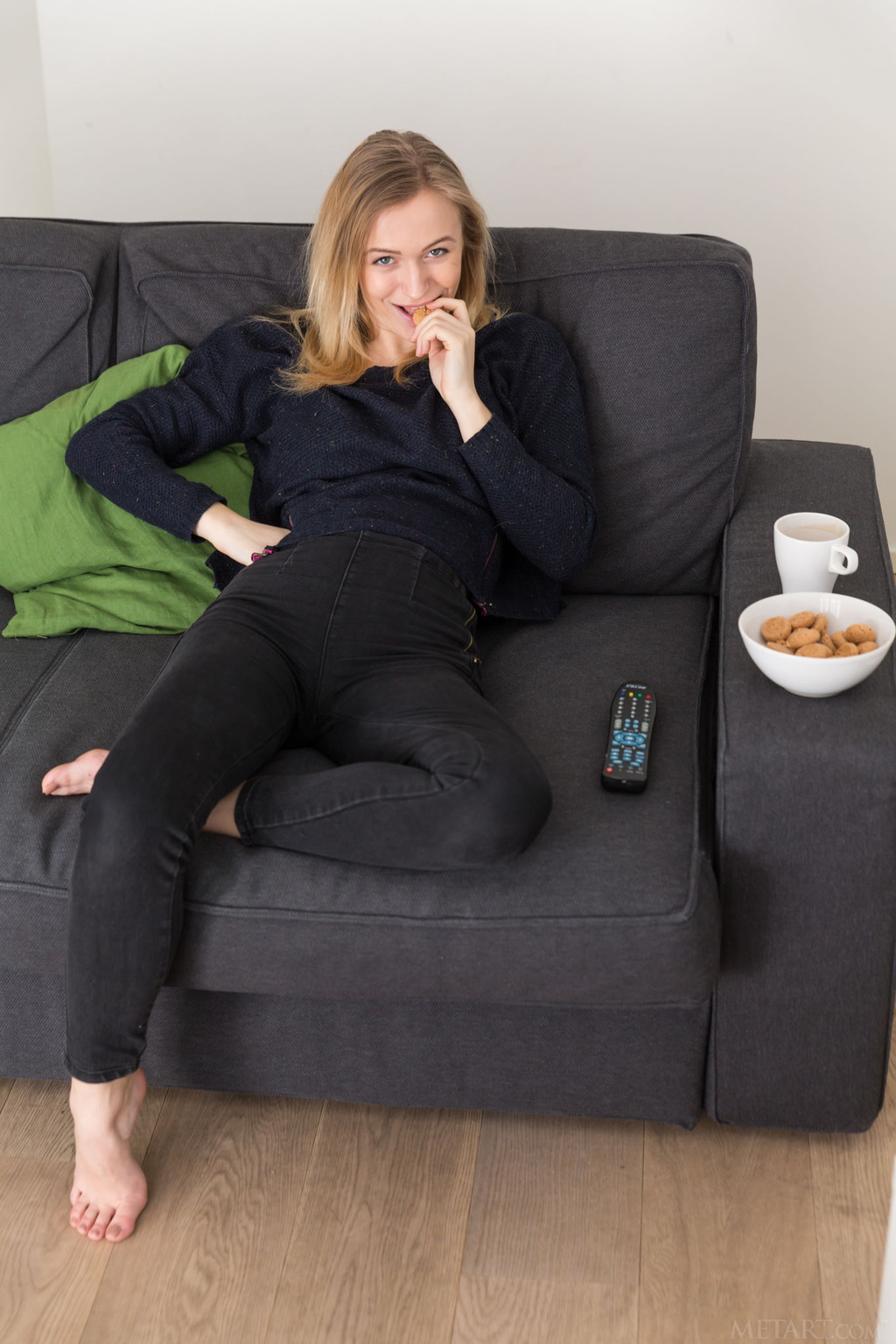 Aislin In Black Lace Bodysuit Cover Photo