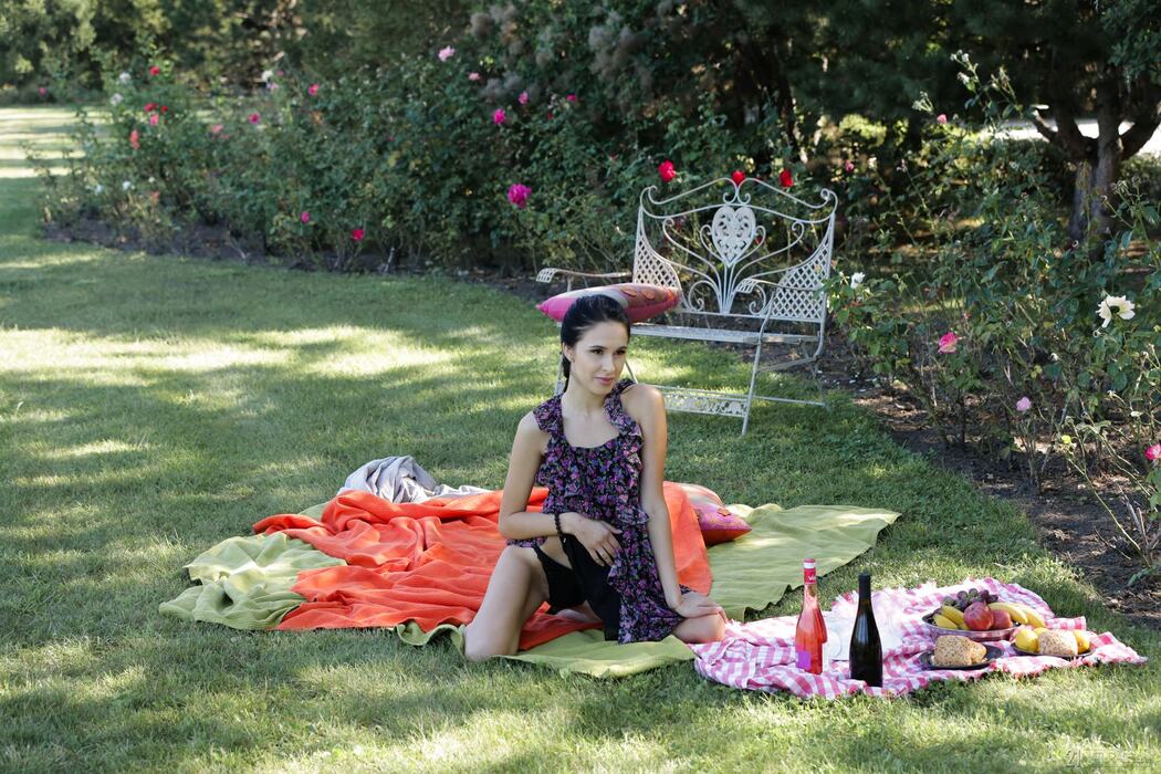 Alyssa Bounty Two Share An Intimate Moment Under The Trees