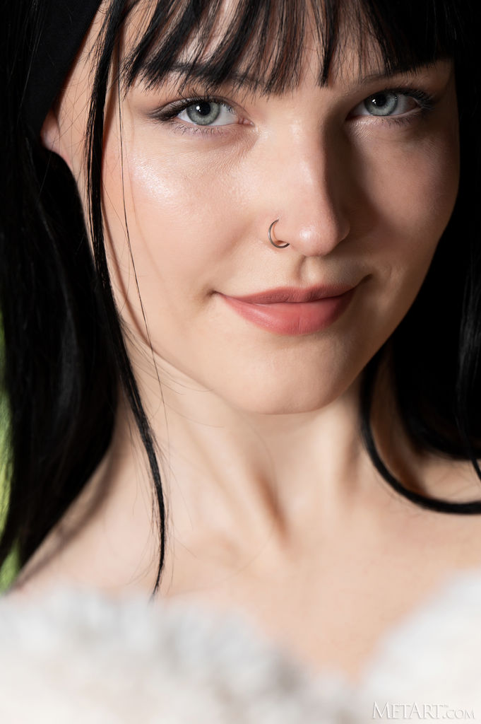 Amelia Riven Wriggling Out Of Her Panties For A Lingering Look At Her Shaved Pussy