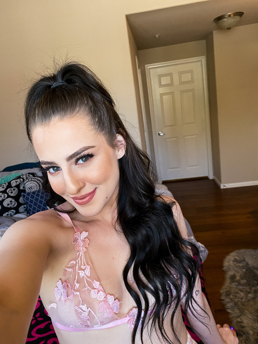 Aubree Valentine Licks Dildo All Over And Fucks Herself With