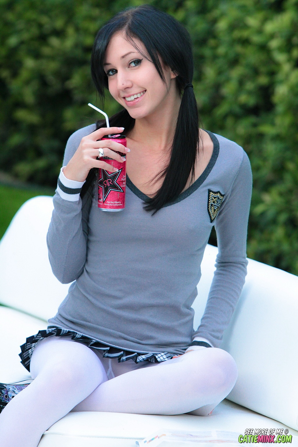 Bad Schoolgirl Catie Minx Shows Her Body Cover Photo