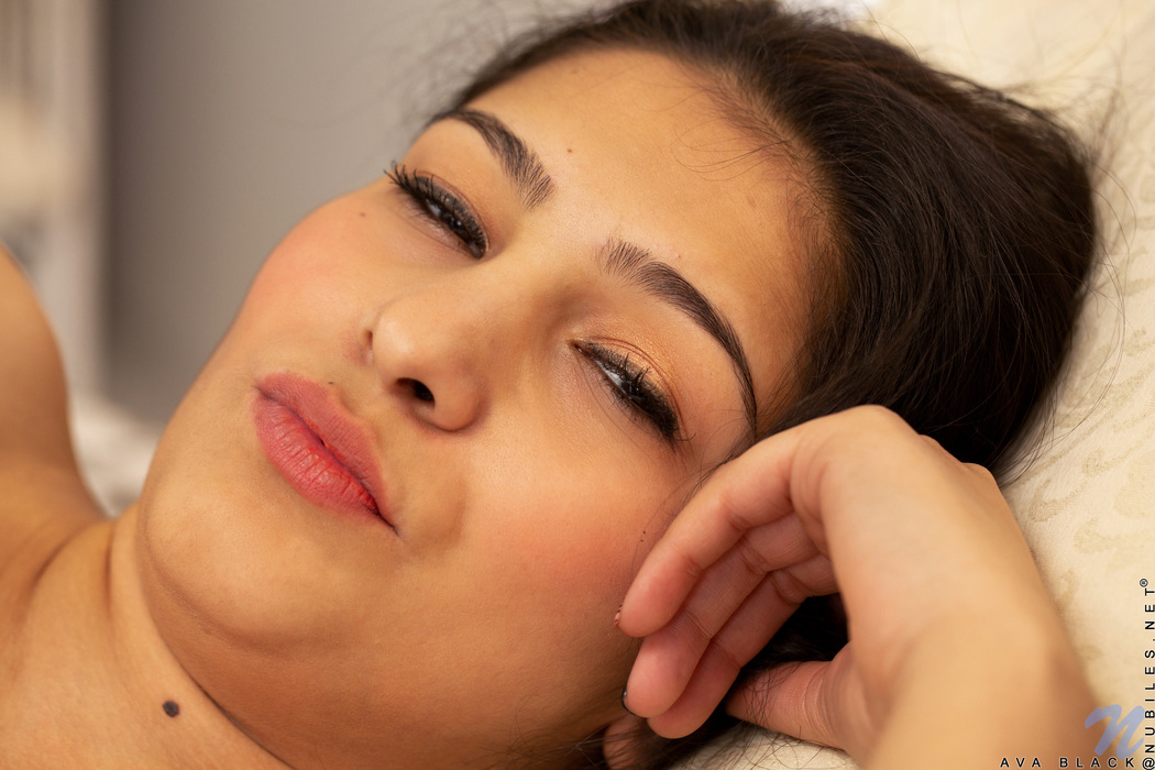 Busty Ava Black Gets Herself Naked