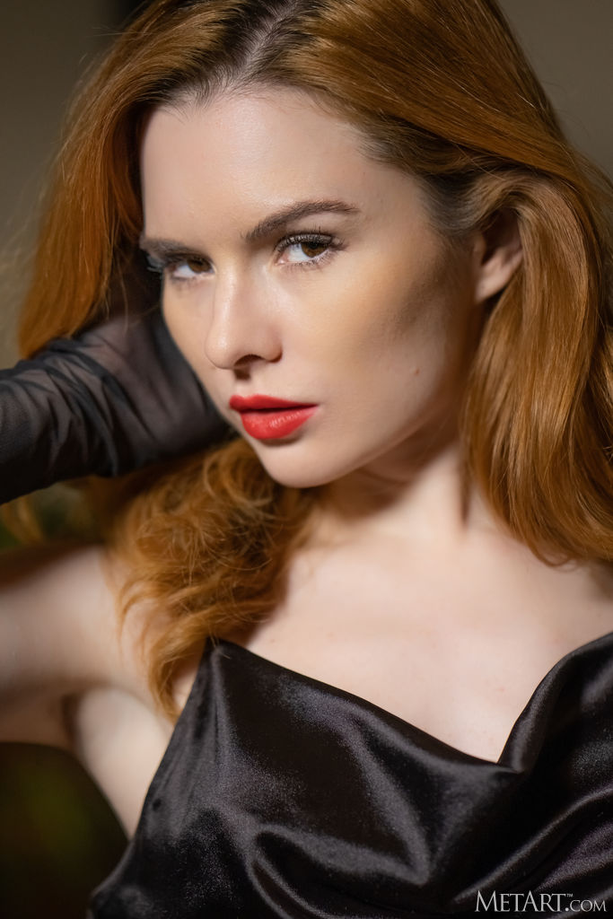 Christal May Stripping Down To Her Sexy Lingerie And High Heels